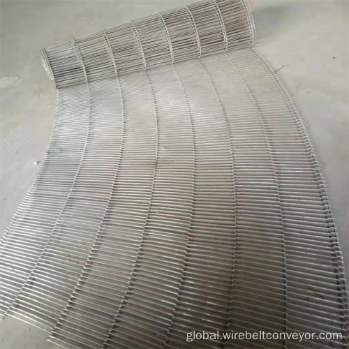 Metal Flattransmission Wire Mesh Belt Flat Flex Conveyor Belt for pizza equipment Supplier